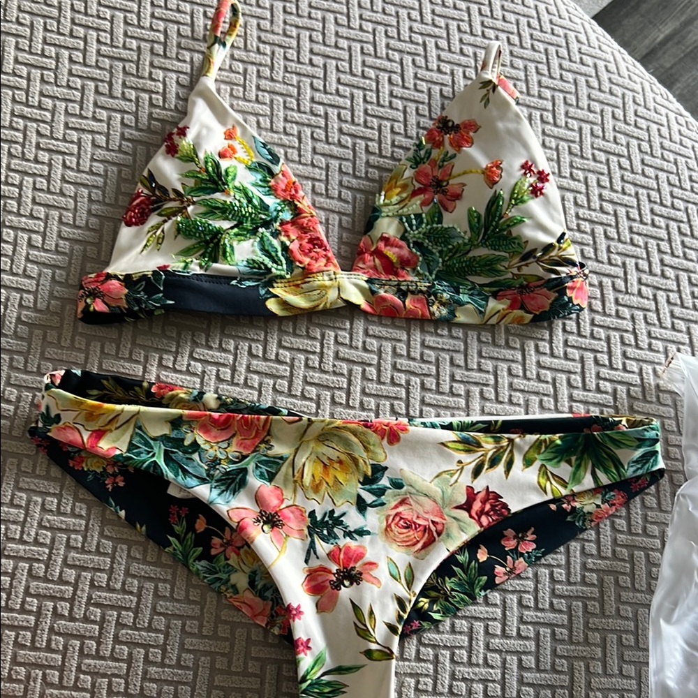 Floral Print Bikini Set